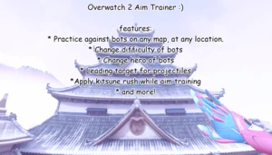 OW2 Aim Trainer - Any Map, Bot for Every Hero