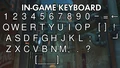An In-Game Keyboard