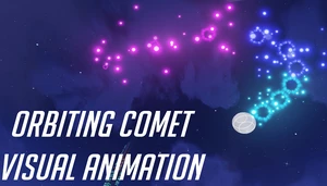Orbiting Comet Visual Effect