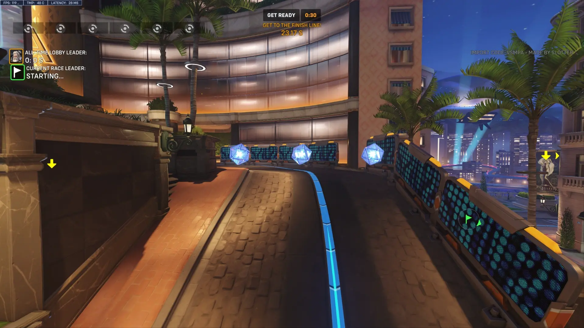 Power-Ups on the race Track