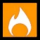 Fire powerup icon