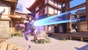 Baby D.va has Tracer's Blink Ability