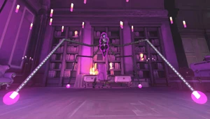 dynamically animated spider legs on widowmaker