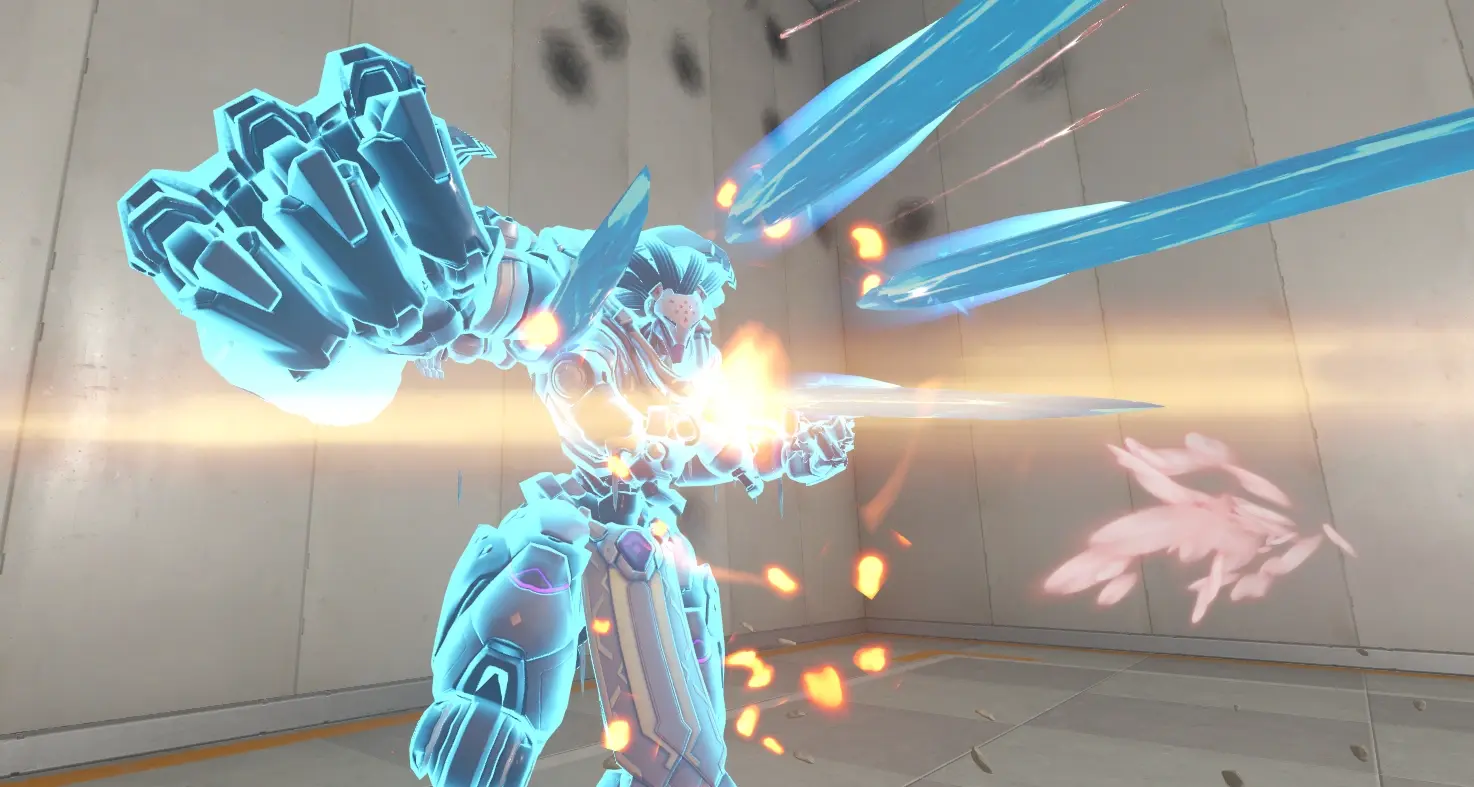 The Cryomancer performing on of its many attacks