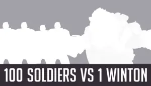 100 Soldiers vs 1 Winton