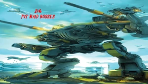 1v6 PVP Raid Bosses (playable PVE assets)